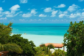 Ocean view from 2nd floor balcony