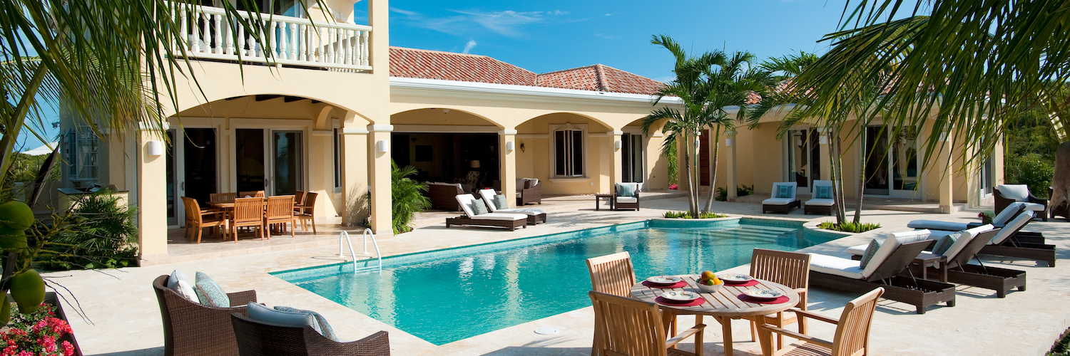 Pool Terrace at Villa Mirabelle